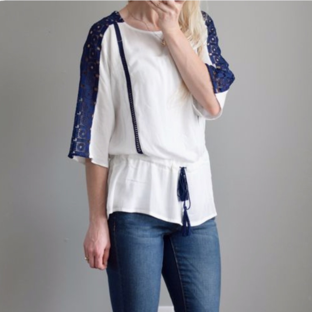 Collective Concepts Mayfair Tie Waist Top